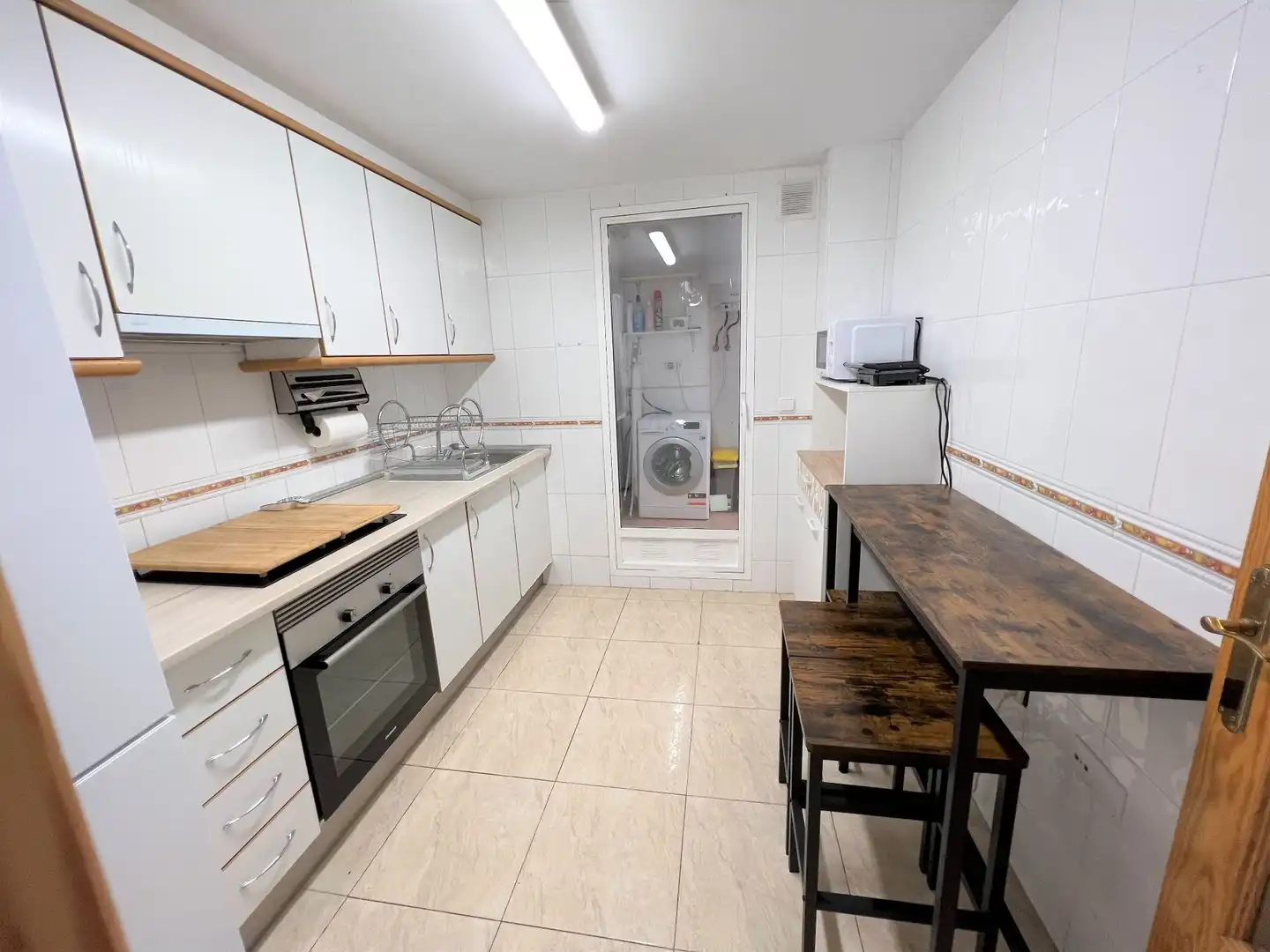 Küche von Wohnung zum Verkauf in La Nucia mit Klimaanlage