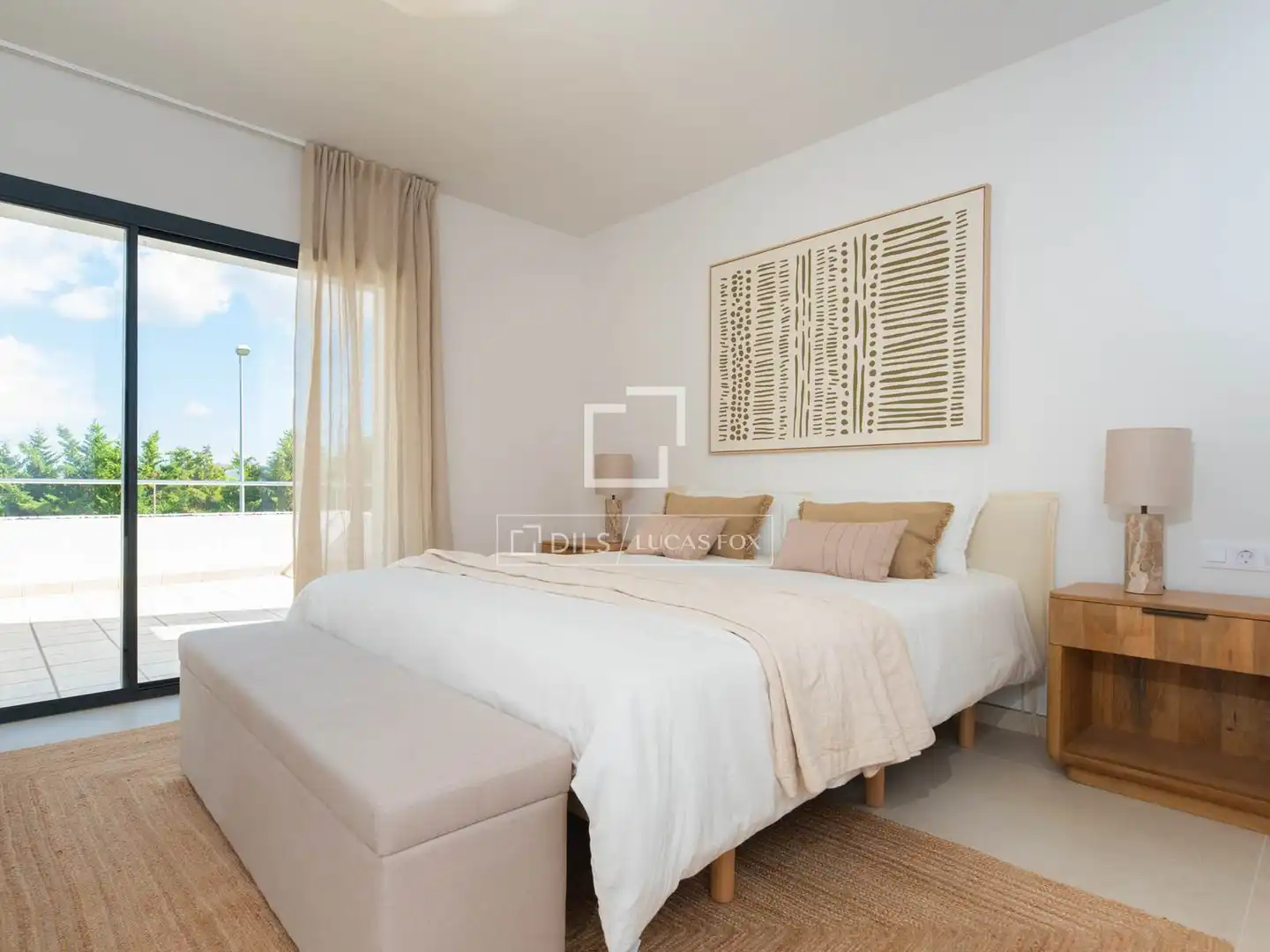 Dormitori de Casa o xalet en venda en Sant Josep de sa Talaia amb Aire condicionat, Jardí privat i Terrassa