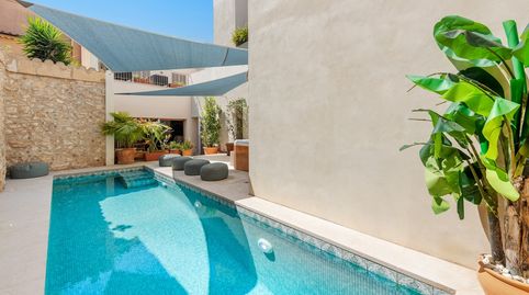 Impecable casa de pueblo con piscina en venta en Pollensa, norte Mallorca