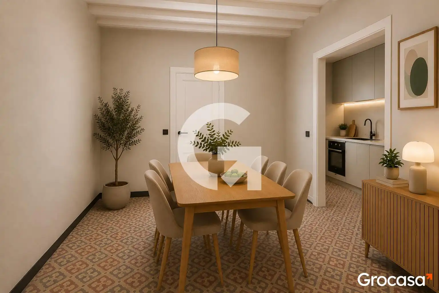 Comedor de Piso en venta en Molins de Rei con Horno, Lavadora y Balcón