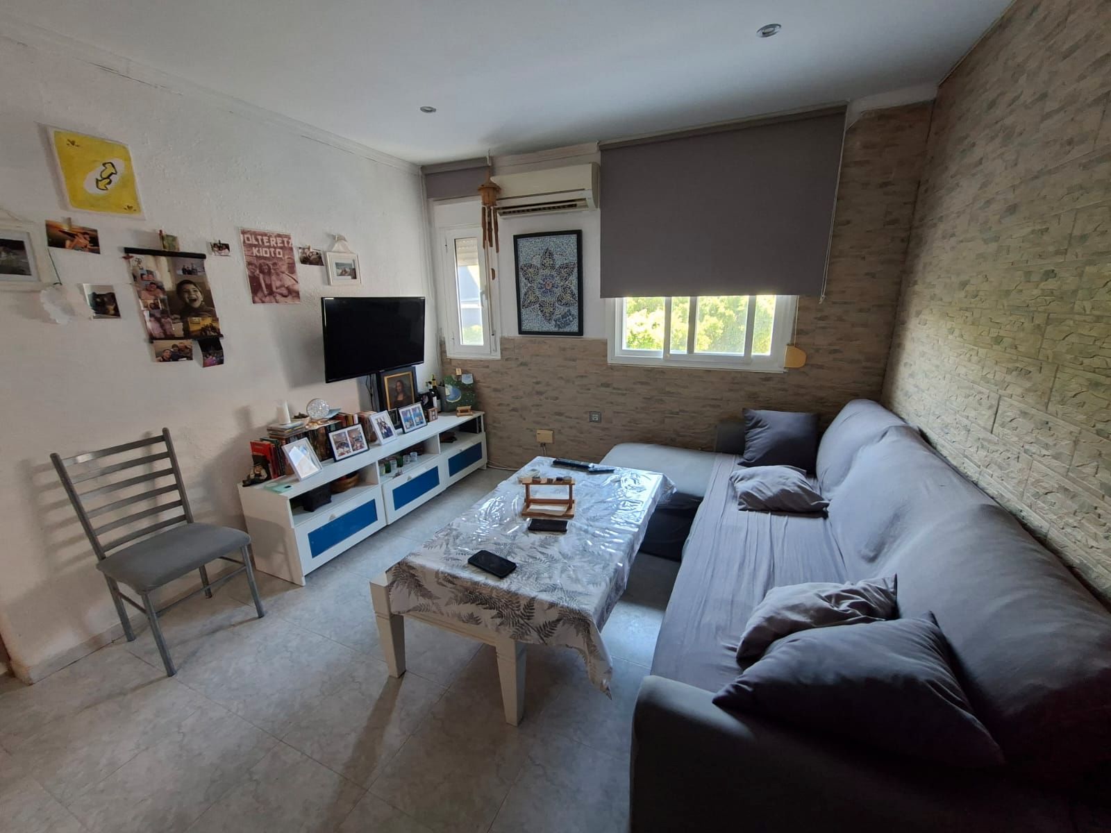 Living room of Flat for sale in  Valencia Capital  with Air Conditioner