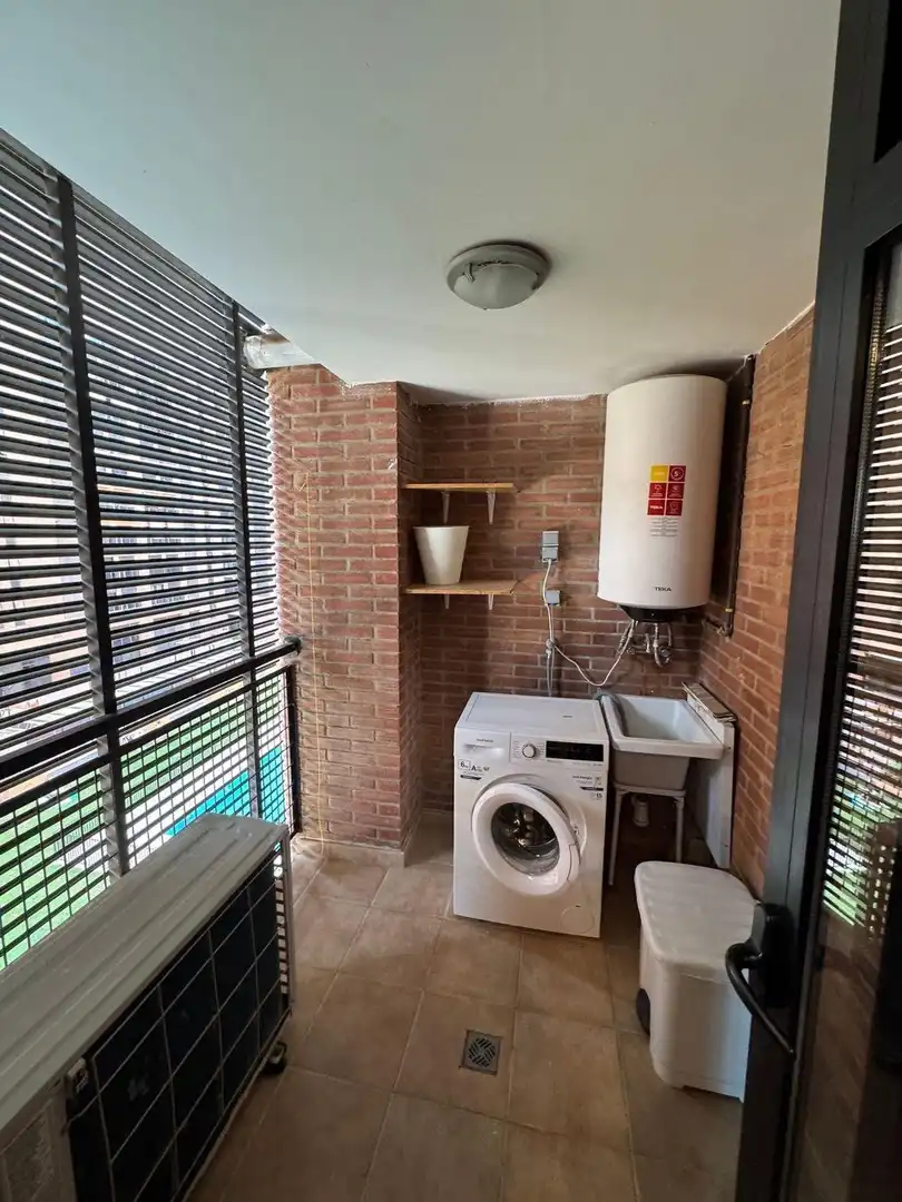 Terraza de Piso de alquiler en Valencia con Aire acondicionado, Jardín privado y Terraza
