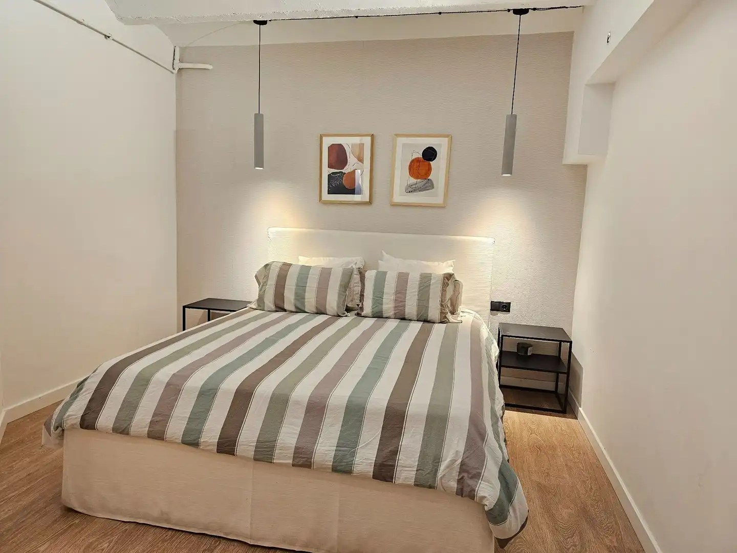 Bedroom of Flat for rent in Barcelona  with Air Conditioner and Furnished