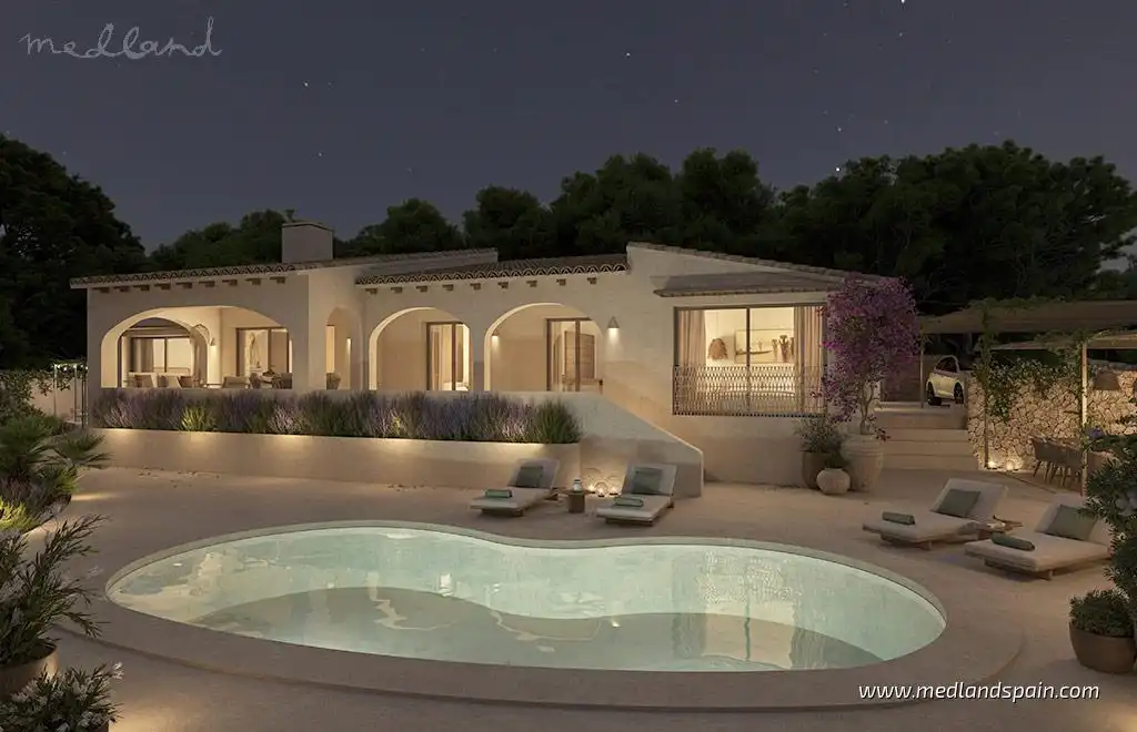 Piscina de Casa o chalet en venta en La Fustera  