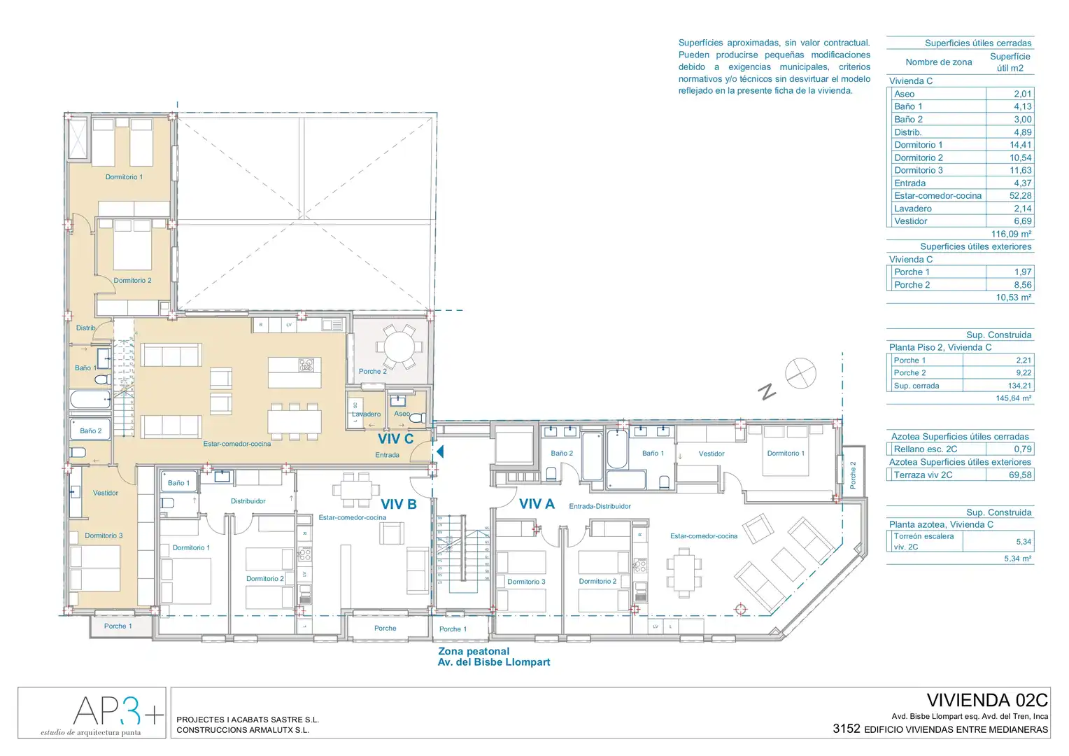 Flat for sale in Inca  with Air Conditioner, Heating and Terrace