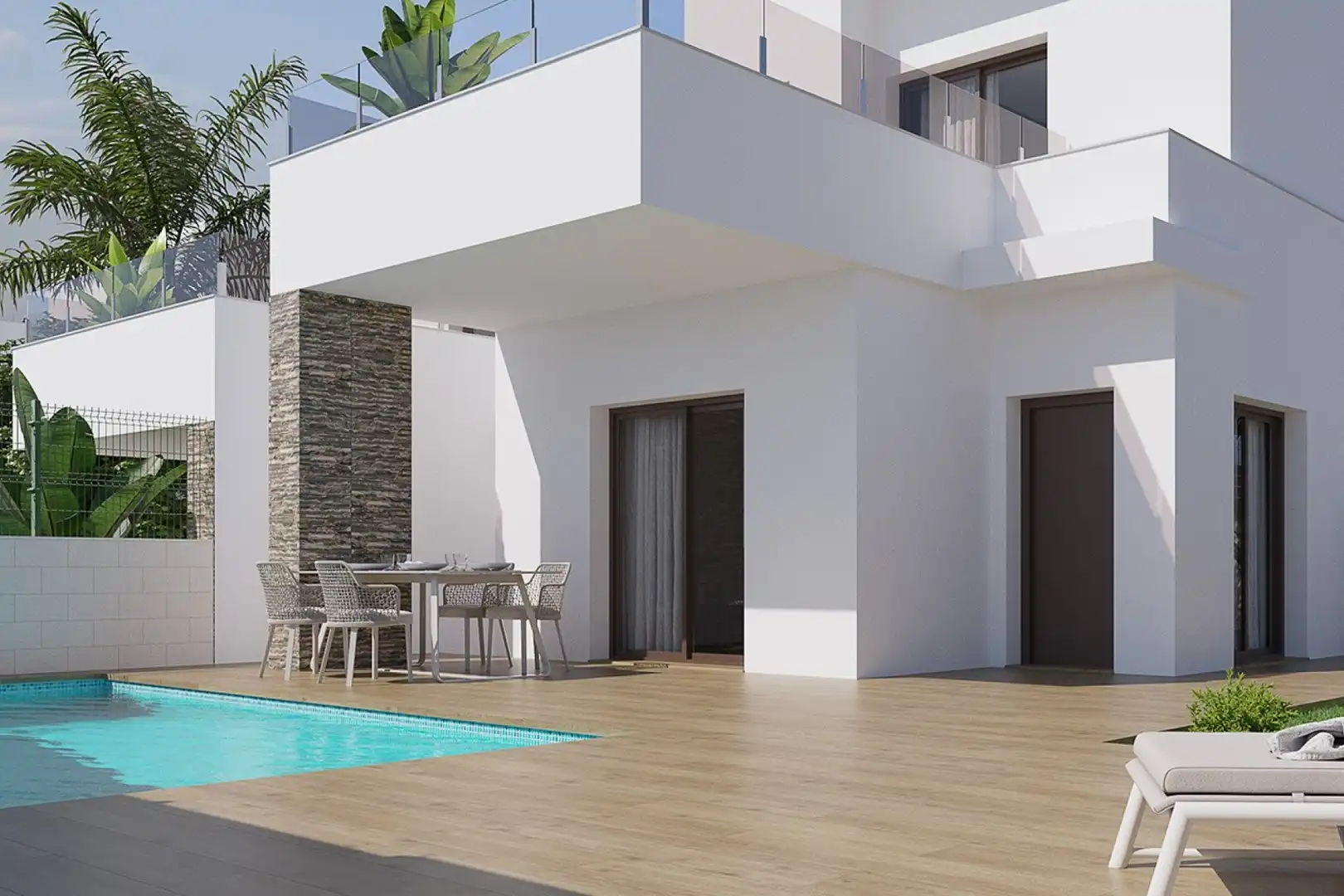 Chalet con terraza en venta en Vistabella Golf