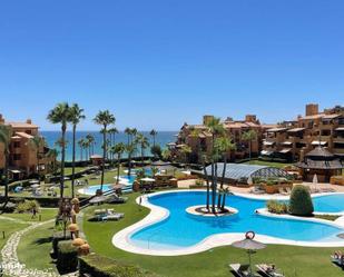 Garden of Apartment to rent in Estepona  with Air Conditioner, Terrace and Swimming Pool
