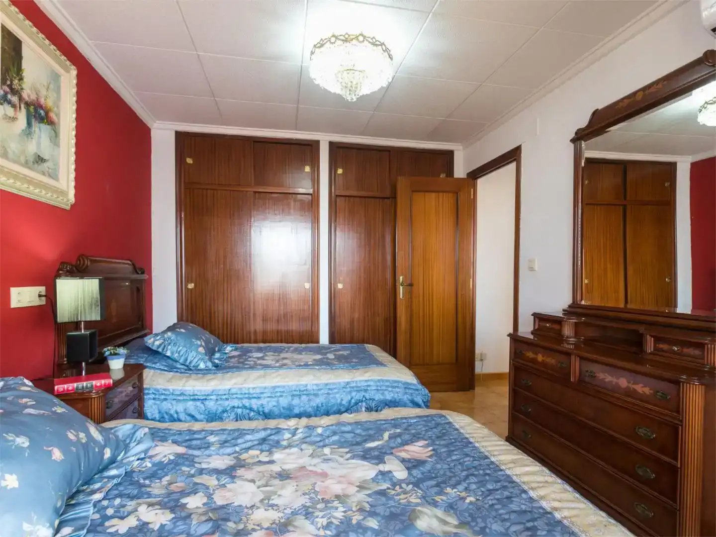 Dormitori de Apartament en venda en Santa Pola amb Aire condicionat, Jardí privat i Piscina