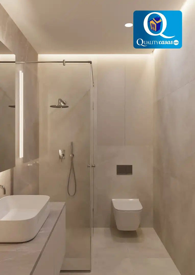 Bany de Apartament en venda en Alicante / Alacant amb Aire condicionat, Calefacció i Piscina comunitària
