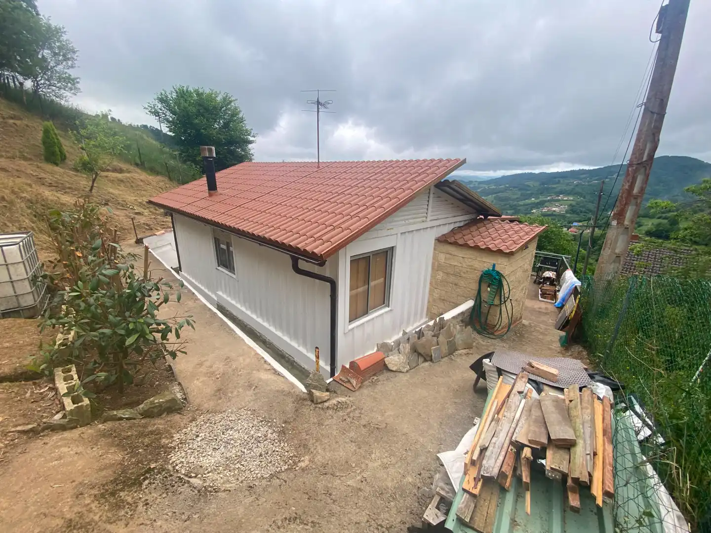Vista exterior de Finca rústica en venta en San Martín del Rey Aurelio con Jardín privado, Terraza y Trastero