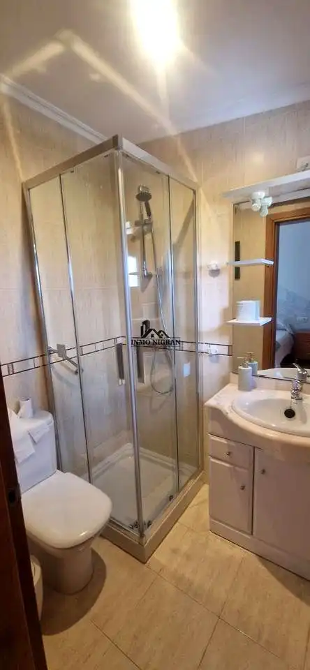 Bathroom of Flat for rent in Baiona  with Terrace, Furnished and Community pool