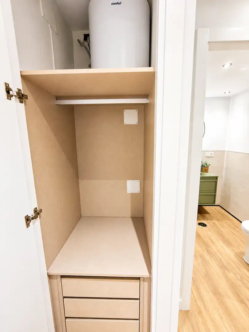 Schlafzimmer von Wohnung zum Verkauf in Manilva mit Klimaanlage, Terrasse und Möbliert