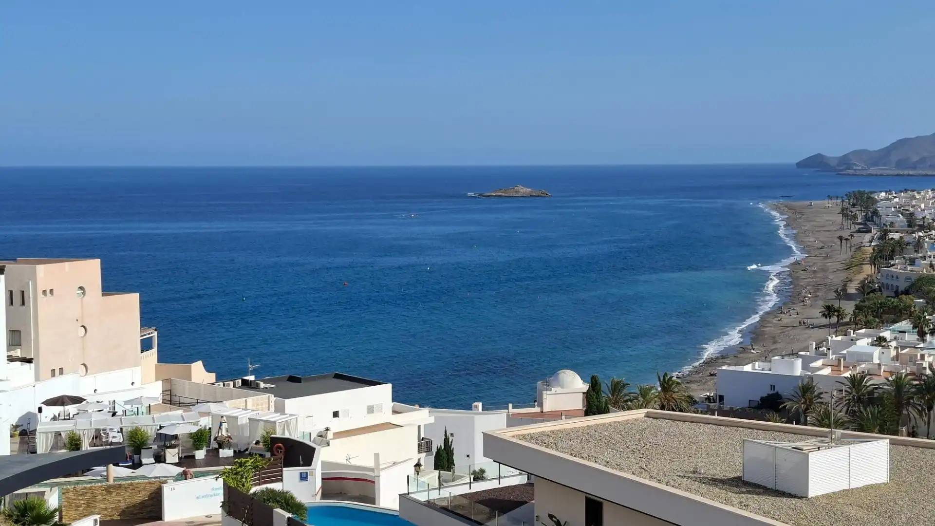 Vista exterior de Apartamento en venta en Carboneras con Jardín privado, Terraza y Alarma
