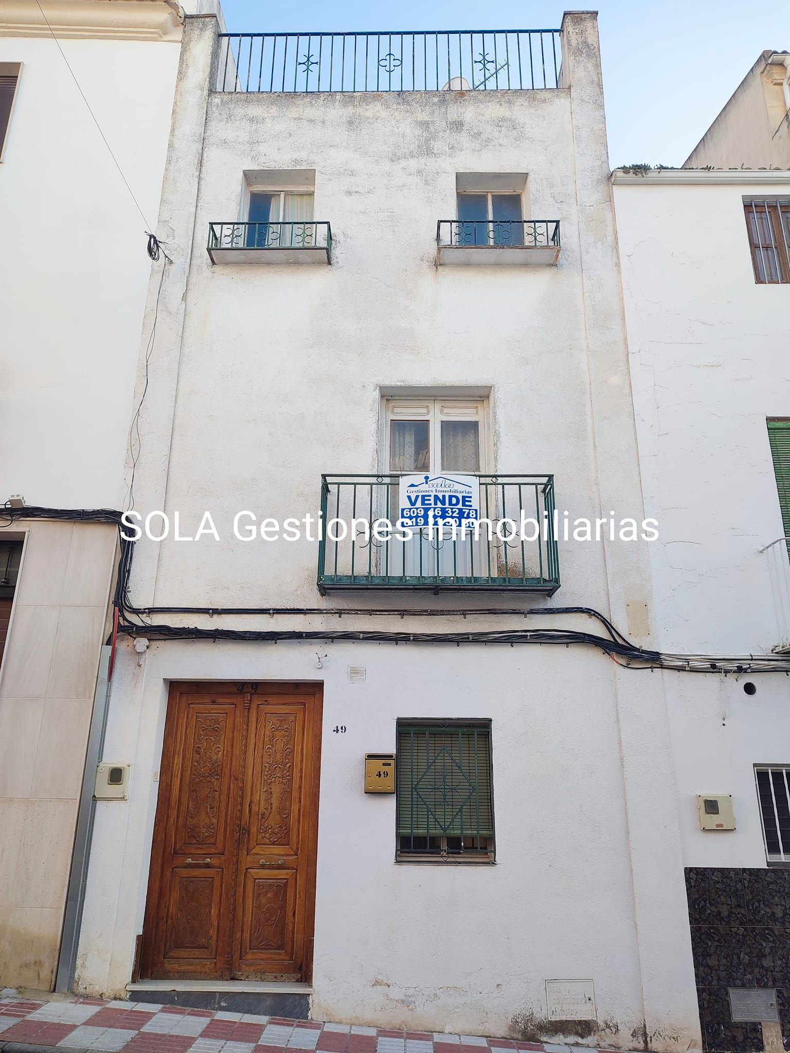 Exterior view of House or chalet for sale in Jimena  with Terrace and Balcony