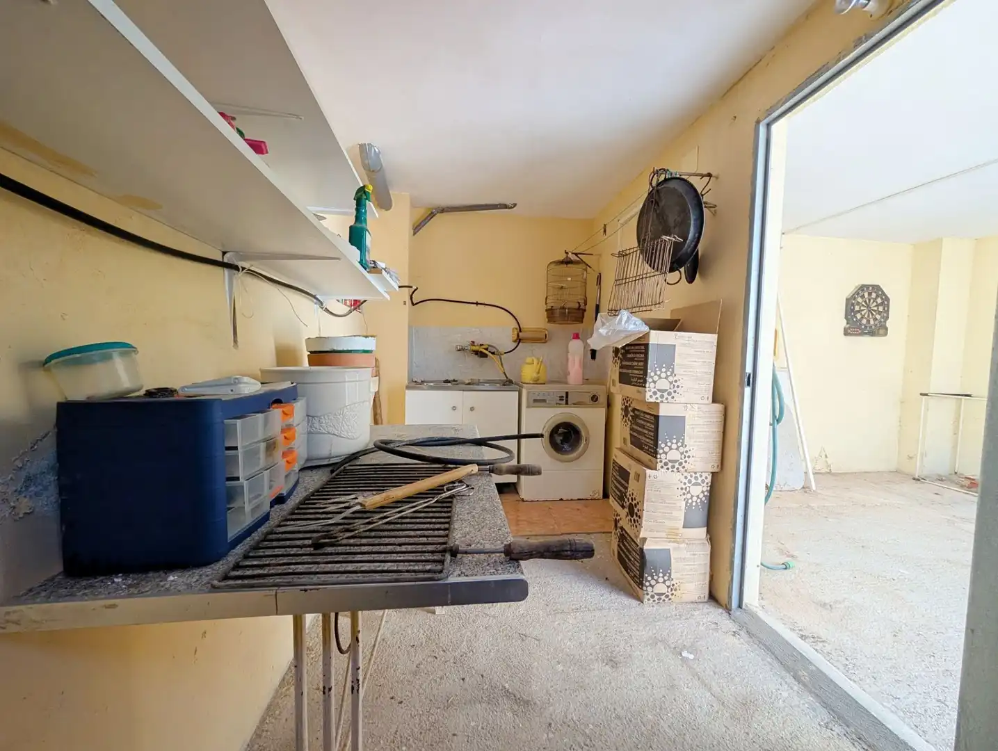 Cuina de Casa adosada en venda en La Puebla de Híjar amb Calefacció, Terrassa i Traster