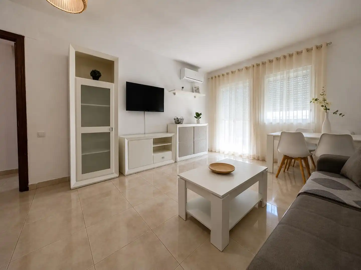 Living room of Flat for rent in Mérida  with Air Conditioner and Furnished