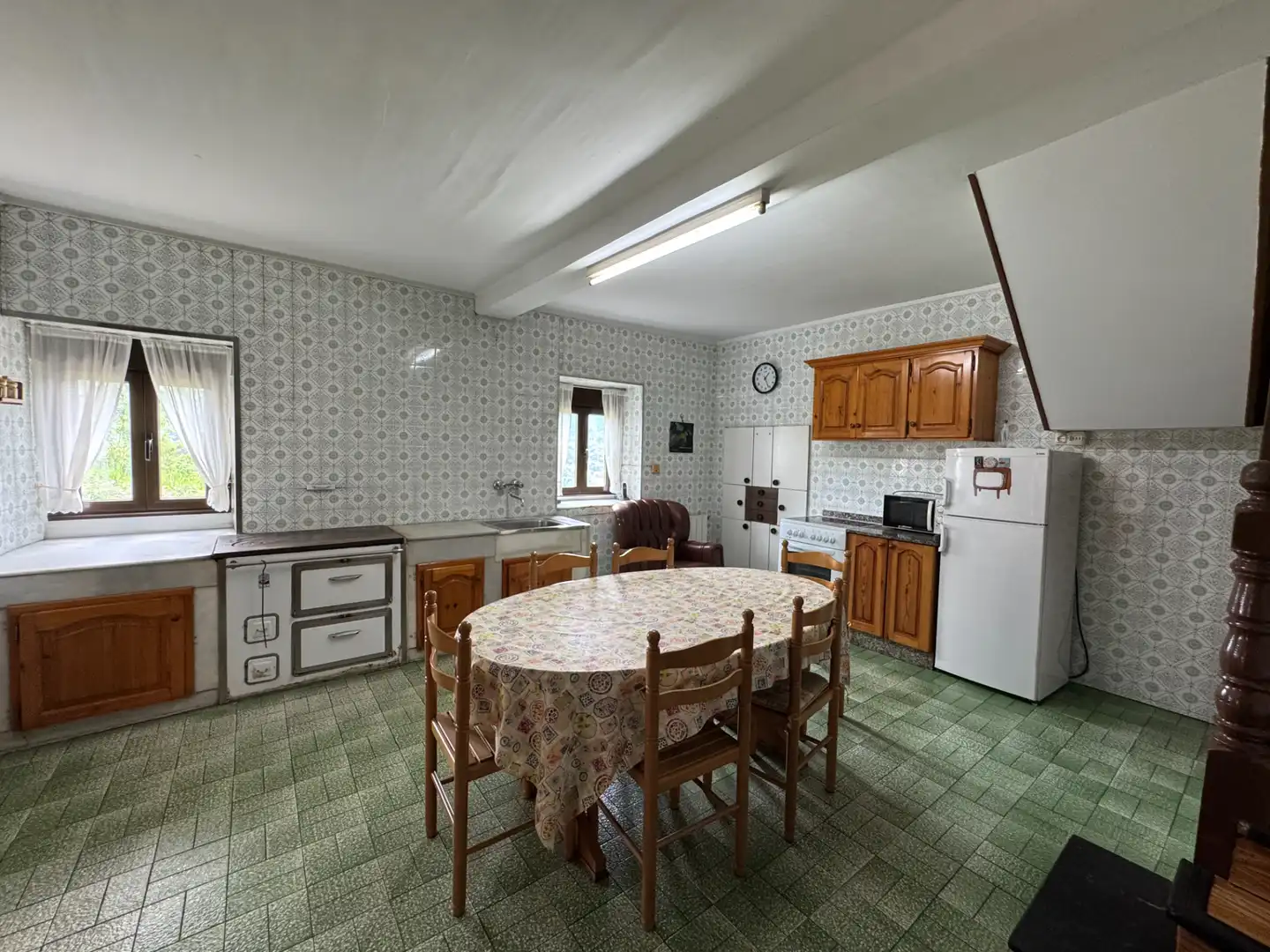 Cocina de Finca rústica en venta en Candamo con Calefacción, Trastero y Amueblado