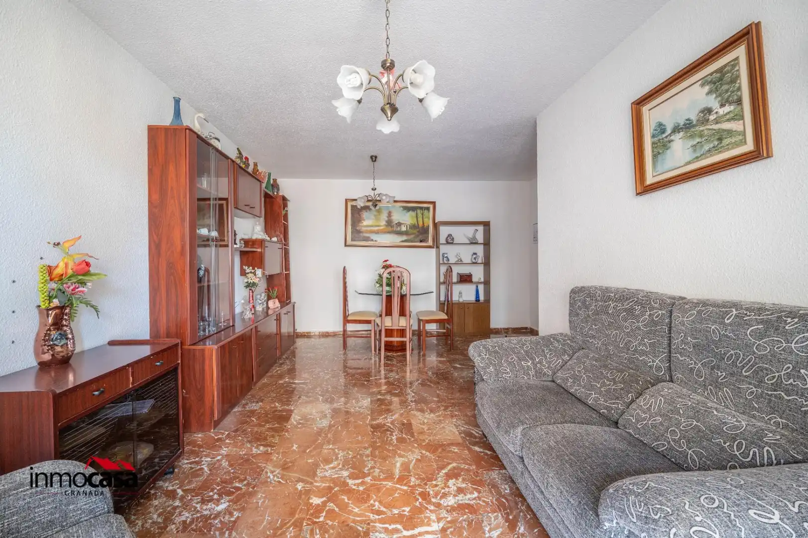 Sala de estar de Piso en venta en Granada con Aire acondicionado, Terraza y Balcón