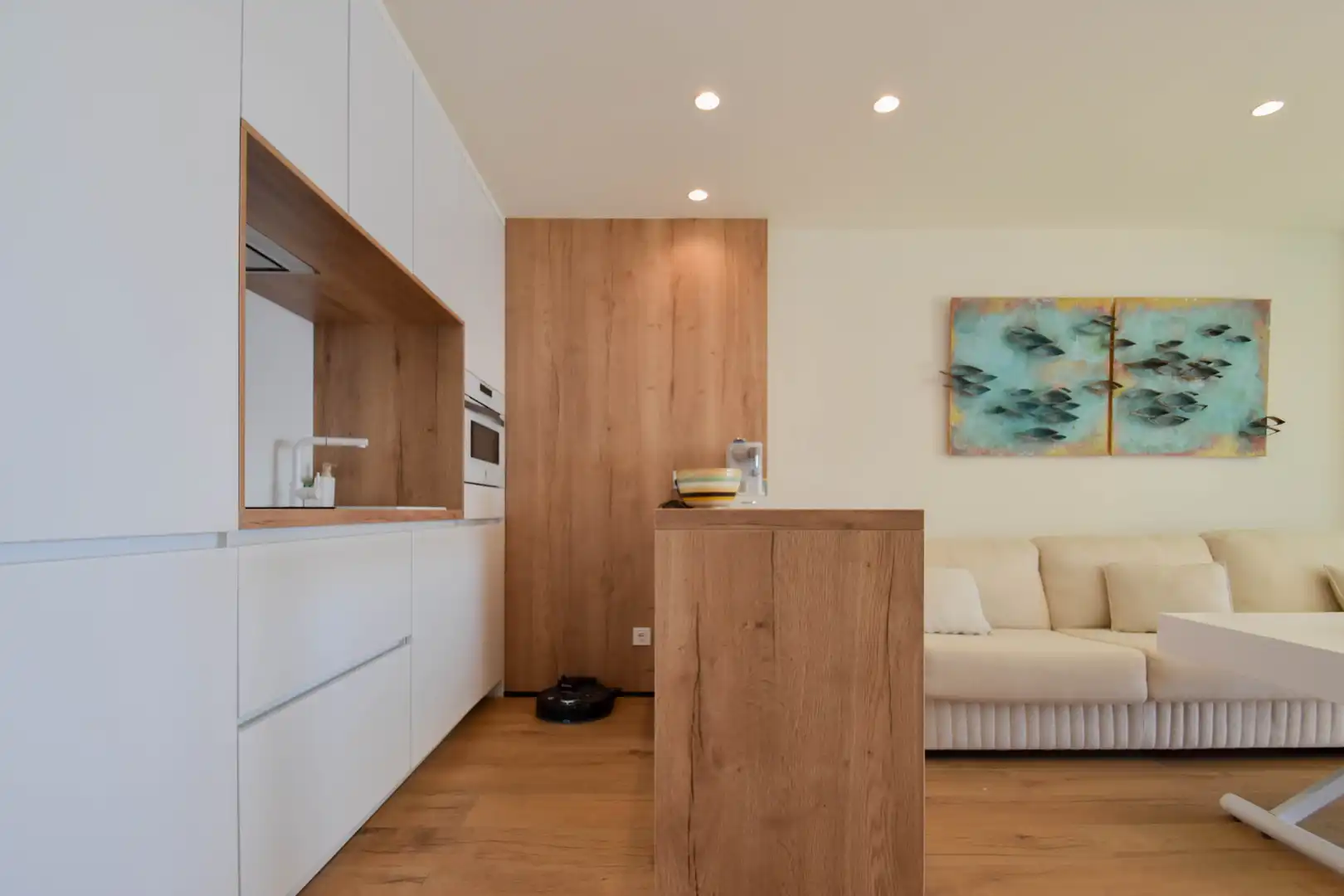Kitchen of Flat for sale in Almuñécar  with Parquet flooring, Terrace and Furnished