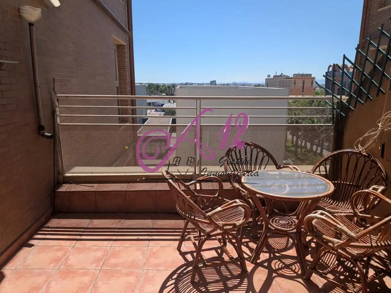 Terrace of Flat for sale in Valencia  with Air Conditioner, Terrace and Community pool