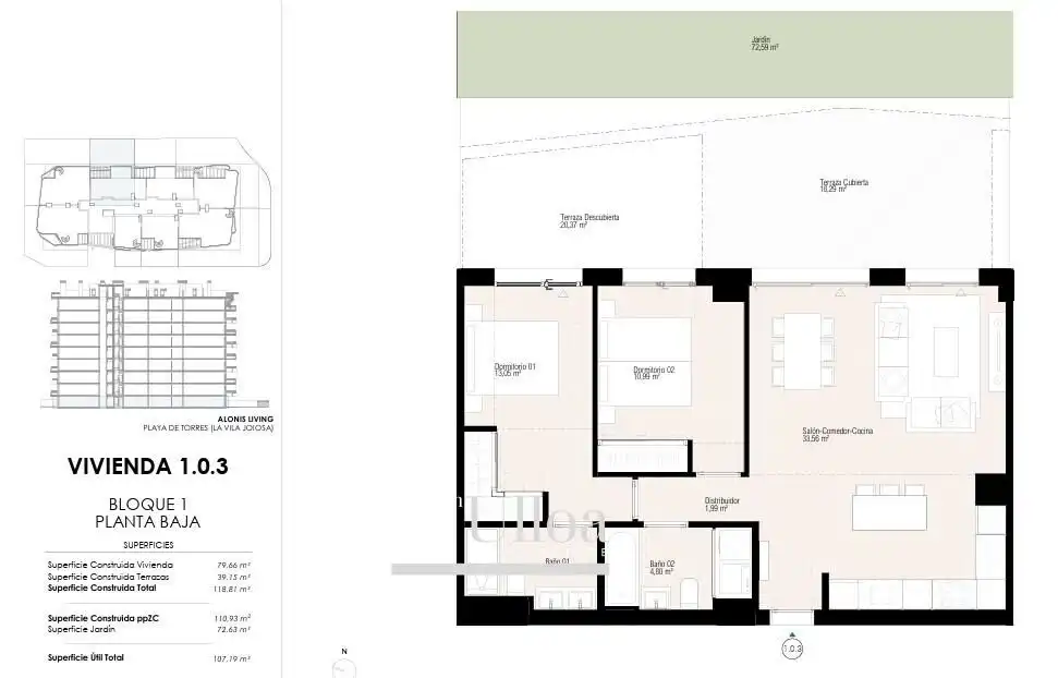 Apartament amb piscina en venda a Centro Urbano, imagen 21