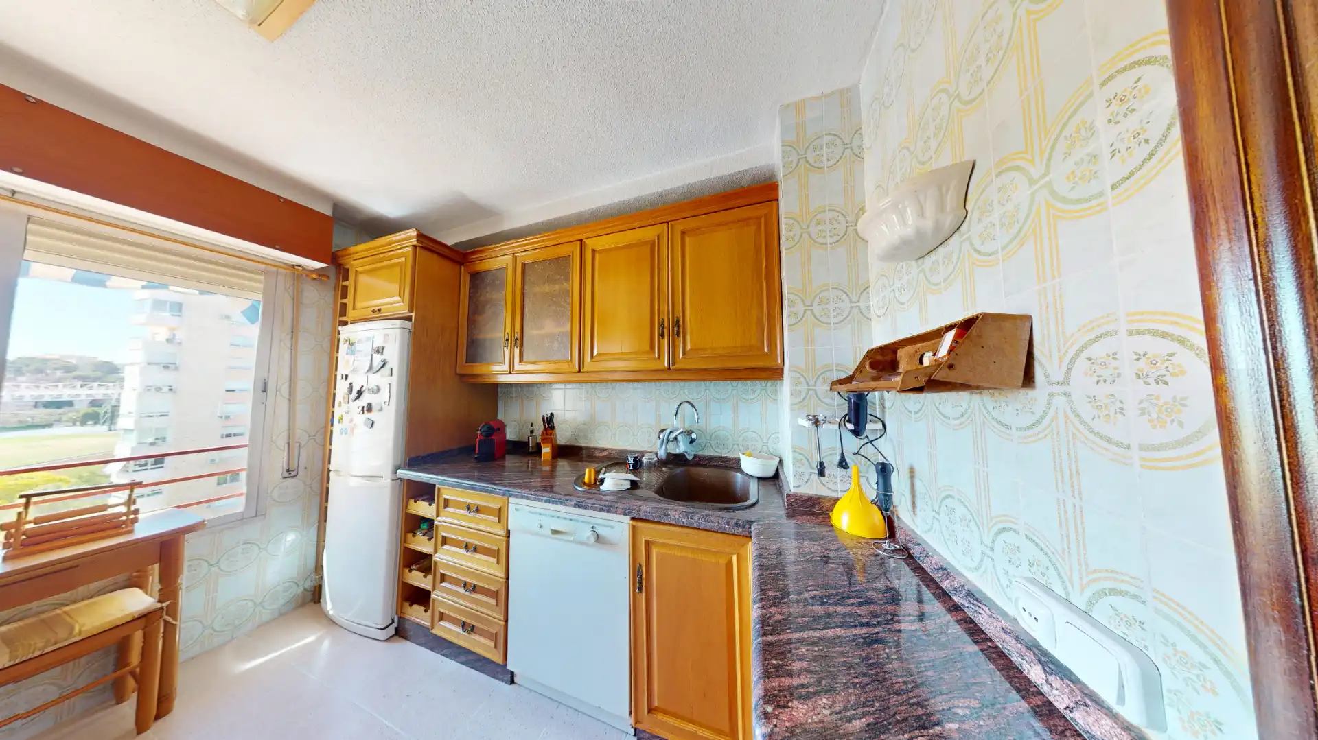 Cocina de Piso en venta en Alicante / Alacant con Aire acondicionado, Terraza y Amueblado