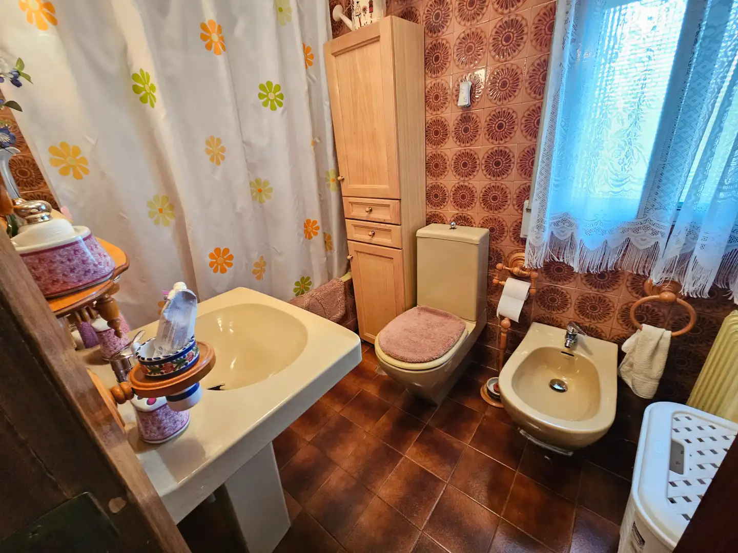 Badezimmer von Haus oder Chalet zum Verkauf in Cabanillas de la Sierra mit Heizung, Privatgarten und Terrasse