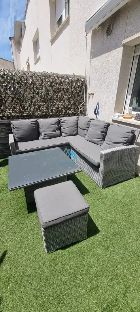 Terrasse von Einfamilien-Reihenhaus zur Miete in Sant Feliu de Guíxols mit Klimaanlage, Heizung und Parkett