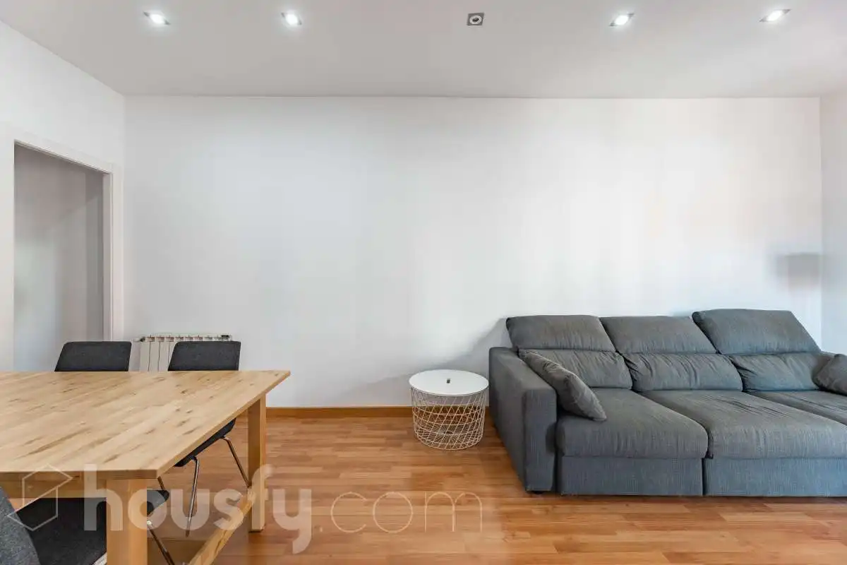 Sala de estar de Piso en venta en Esplugues de Llobregat con Aire acondicionado, Calefacción y Parquet