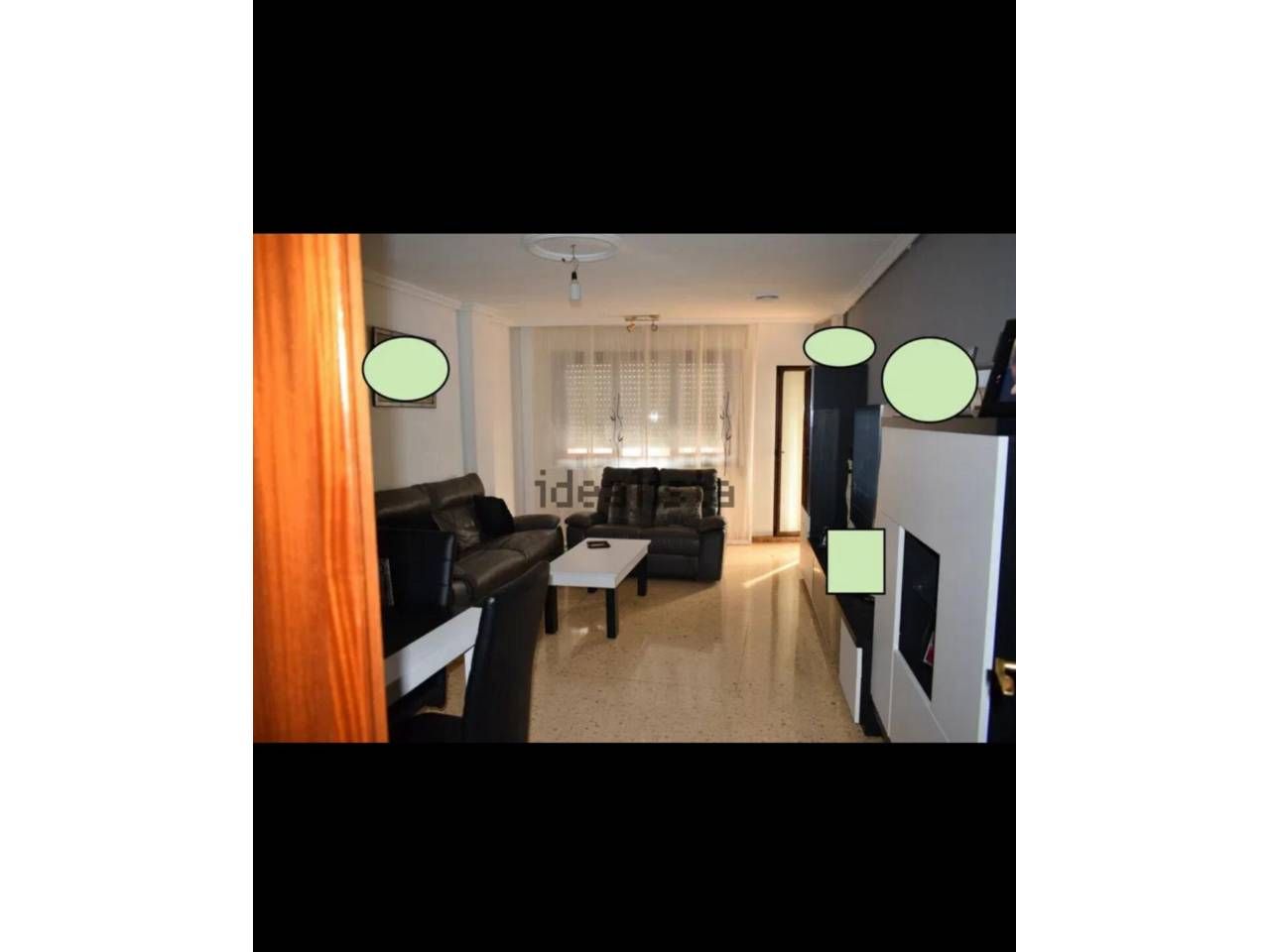 Living room of Flat for sale in L'Alcora  with Heating and Balcony