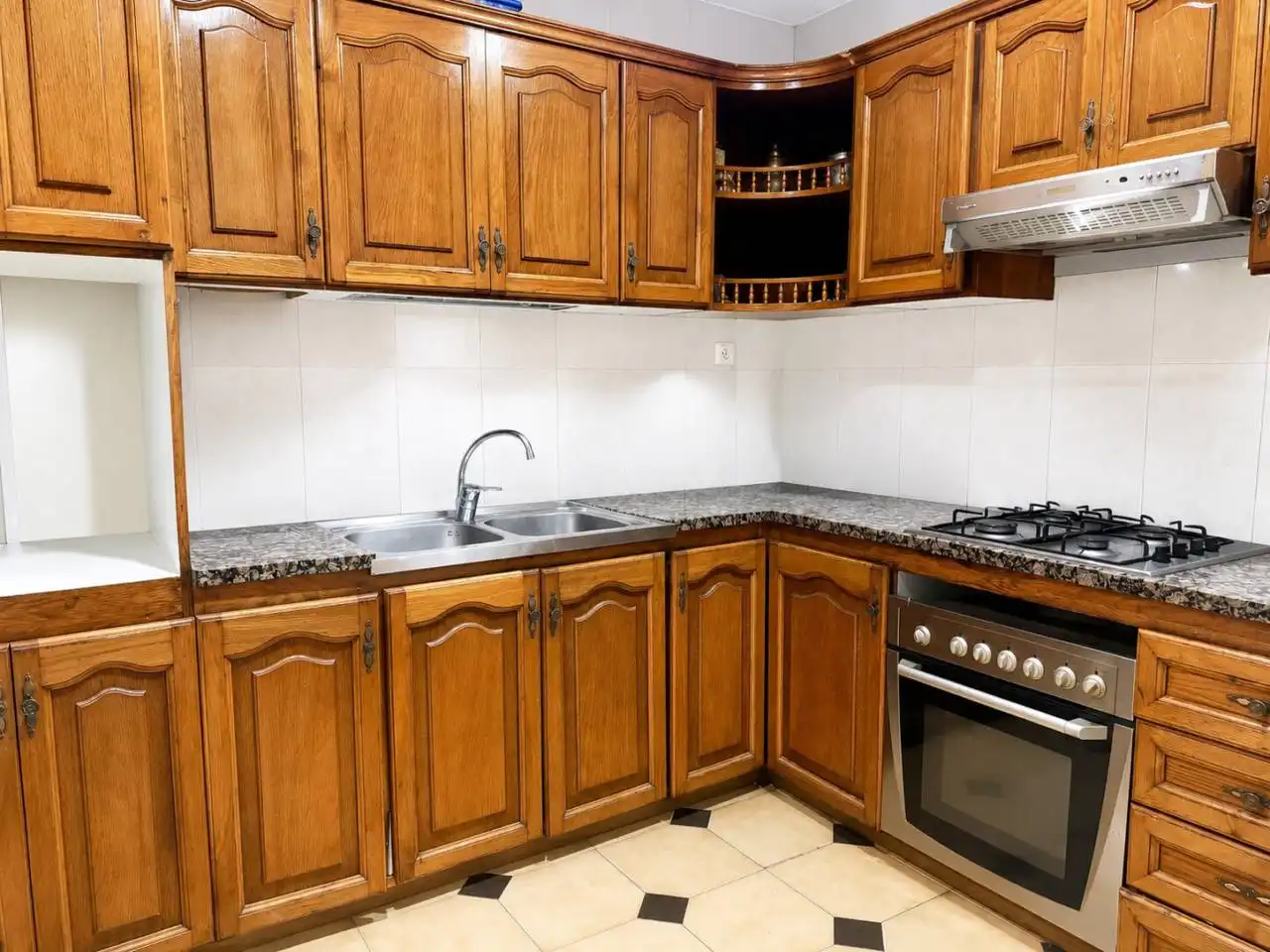Kitchen of Flat for sale in Sant Joan de Vilatorrada  with Heating, Parquet flooring and Terrace