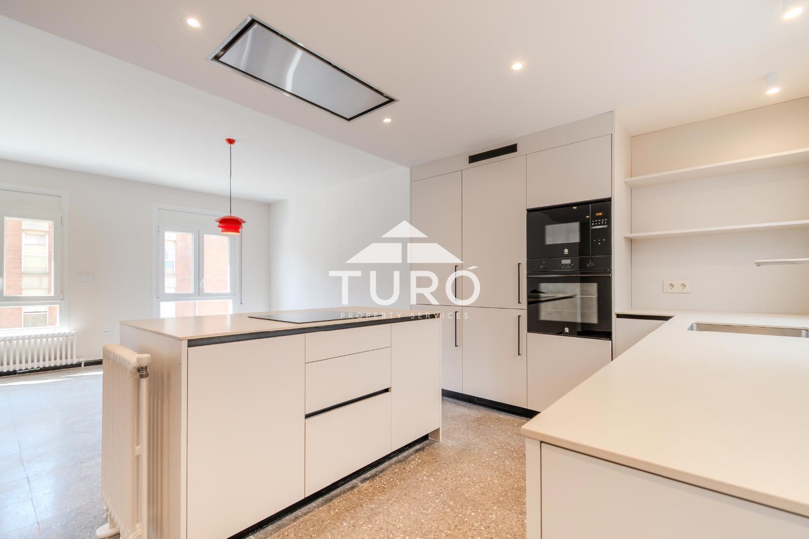 Kitchen of Single-family semi-detached to rent in Girona Capital  with Air Conditioner, Heating and Terrace