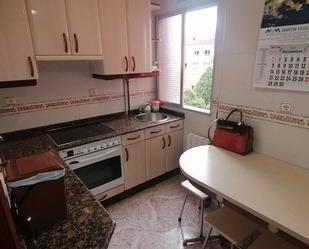 Kitchen of Flat for sale in Gijón   with Heating, Storage room and Furnished