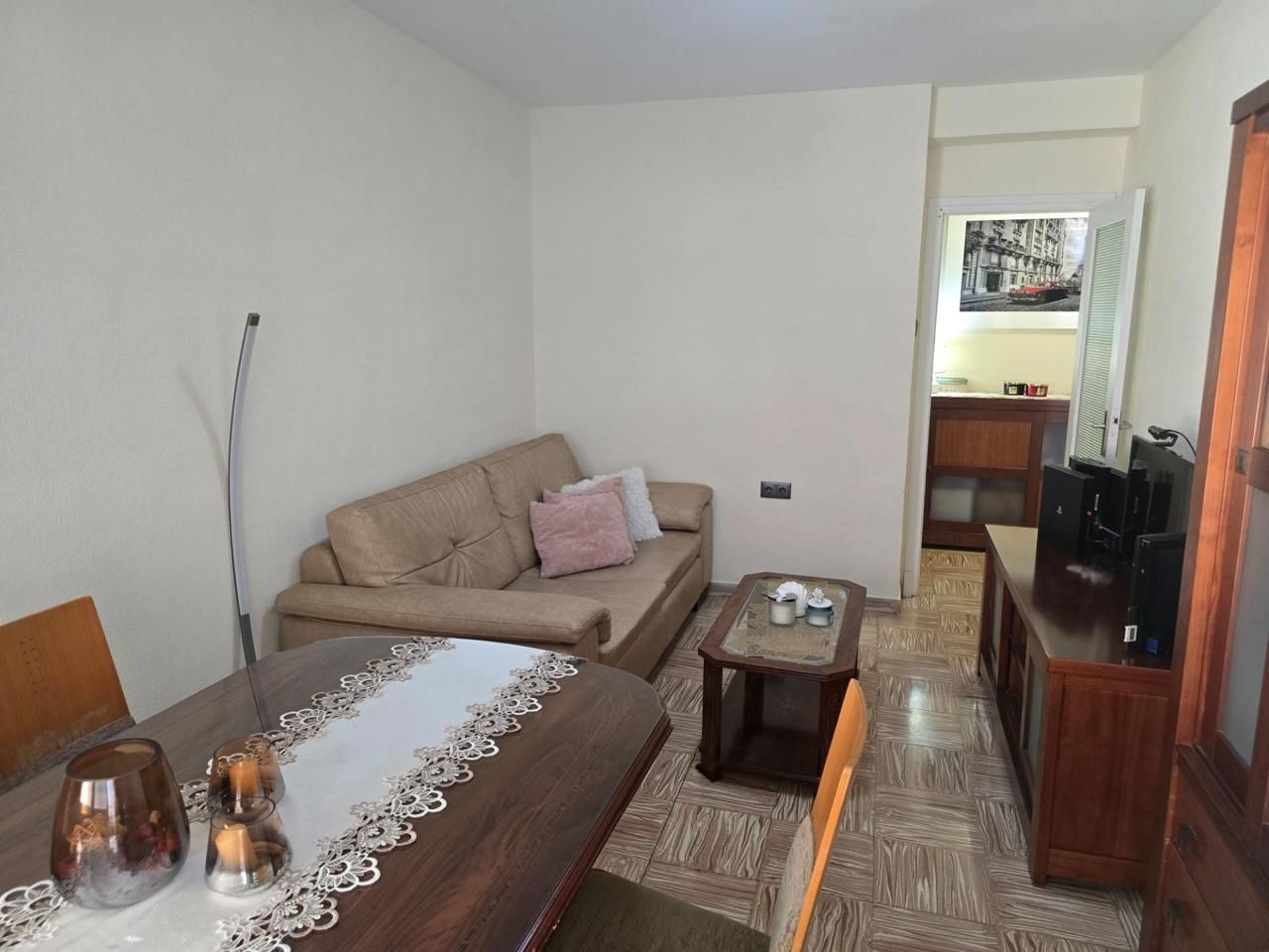 Sala d'estar de Pis en venda en Alicante / Alacant amb Aire condicionat i Terrassa