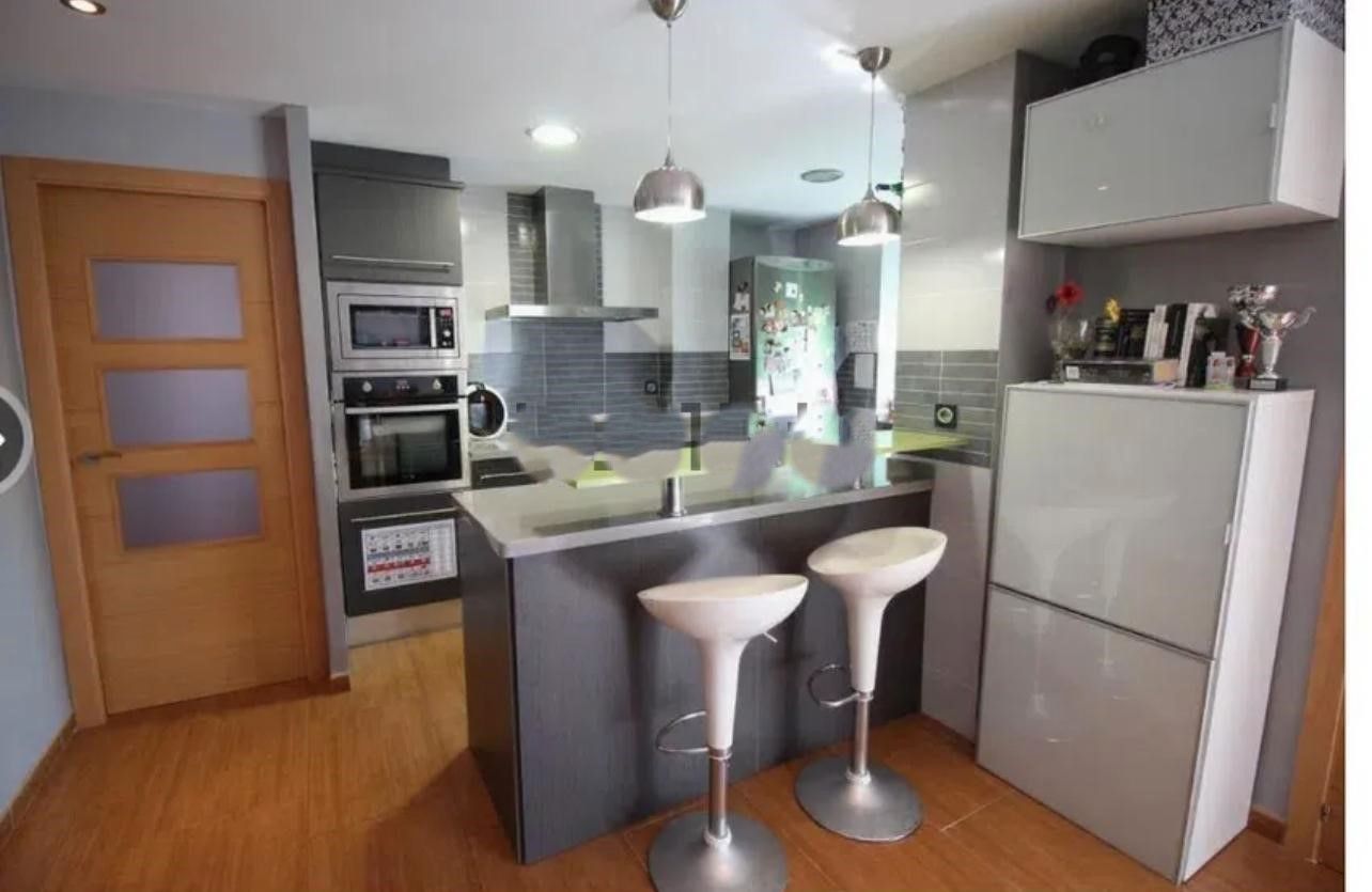 Kitchen of Apartment for sale in Cullera  with Private garden, Furnished and Balcony