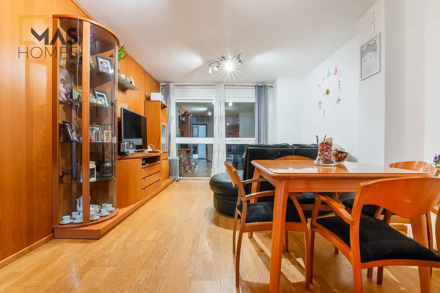 Wohnzimmer von Wohnung zum Verkauf in Terrassa mit Klimaanlage, Heizung und Terrasse