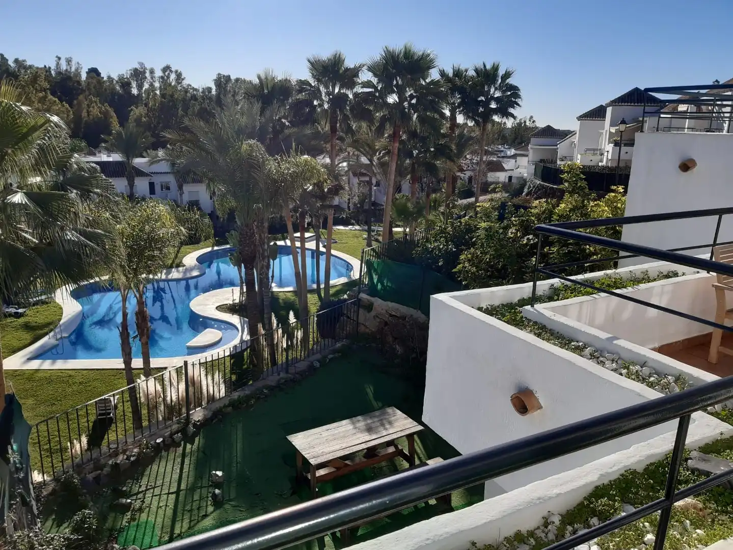 Garden of Apartments for rent in Marbella  with Air Conditioner, Heating and Terrace