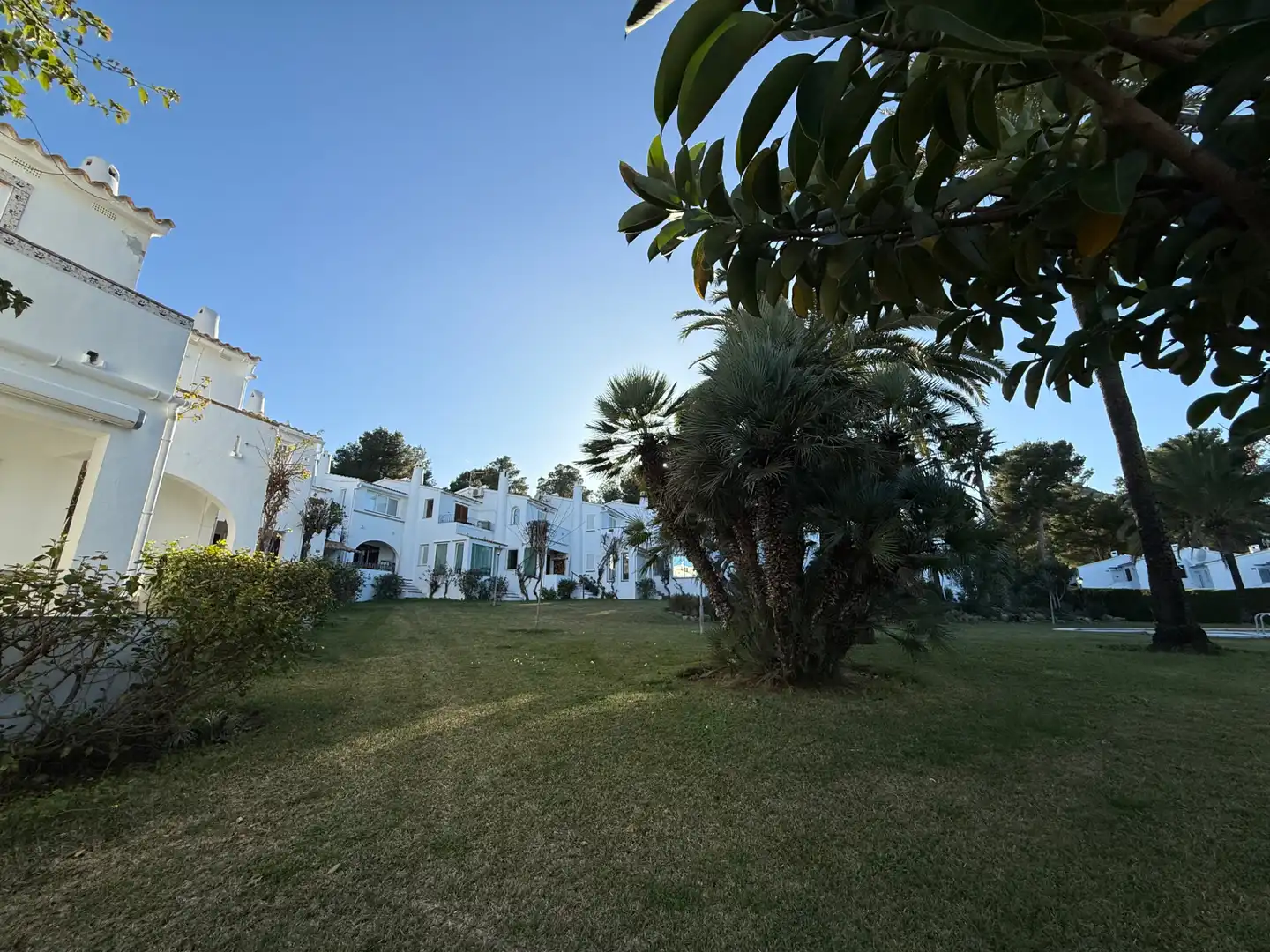 Vista exterior de Planta baja en venta en Dénia con Aire acondicionado, Calefacción y Jardín privado