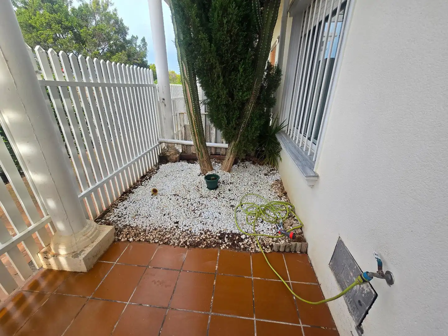 Garten von Einfamilien-Reihenhaus zum Verkauf in Vera mit Klimaanlage, Terrasse und Abstellraum
