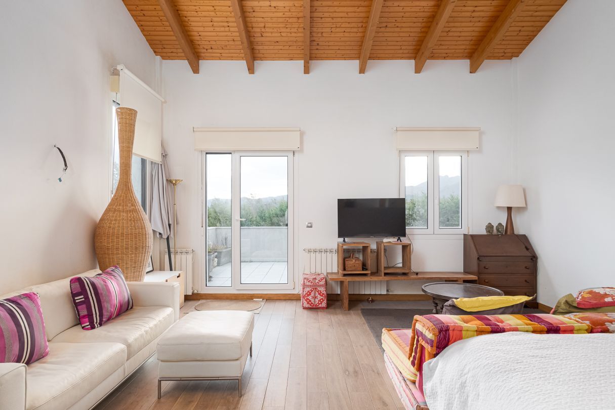 Sala de estar de Piso en venta en Hondarribia con Calefacción, Jardín privado y Terraza