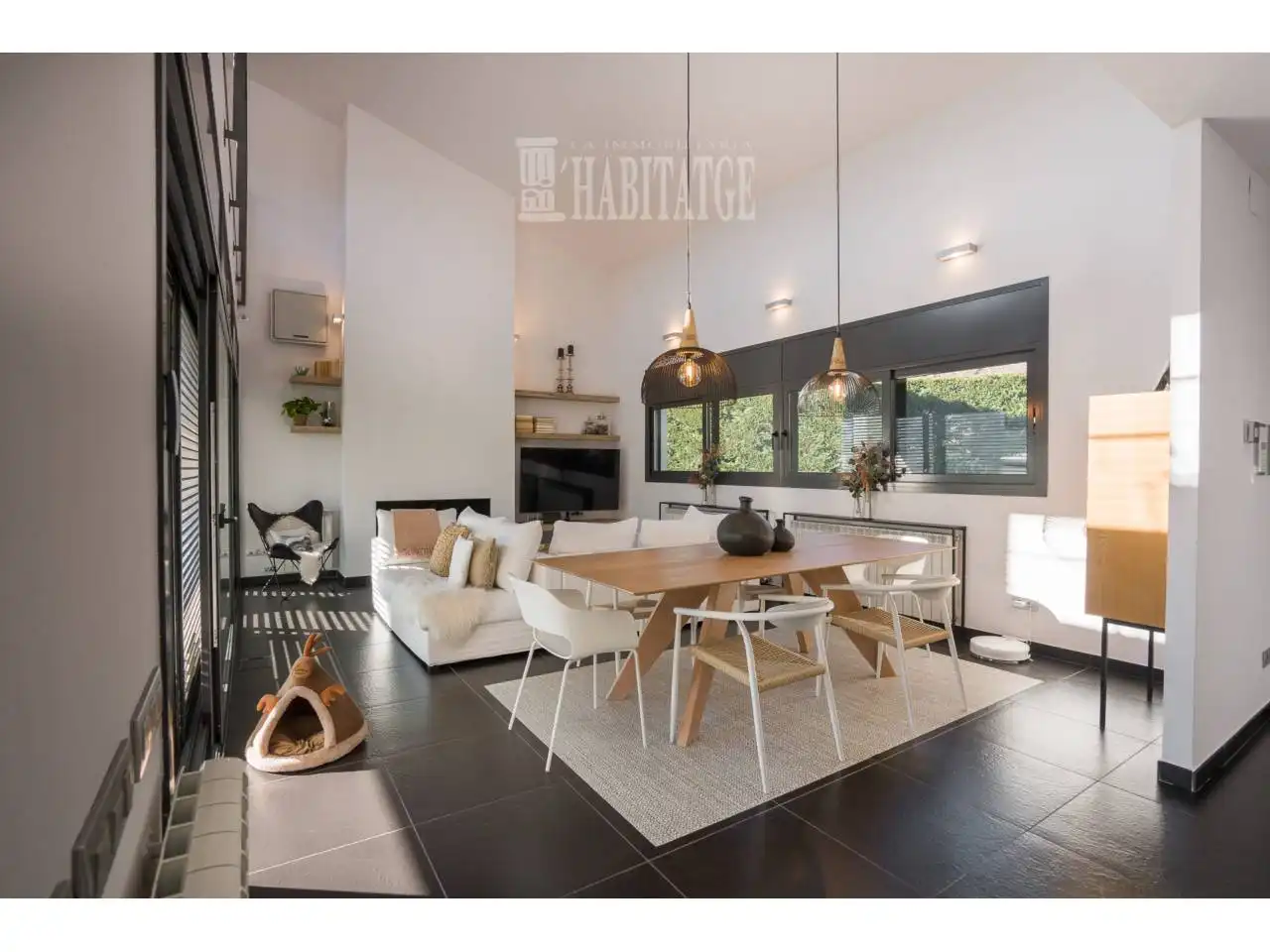 Sala de estar de Casa o chalet en venta en Viladrau con Aire acondicionado, Calefacción y Jardín privado