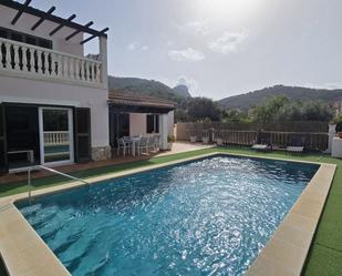 Swimming pool of House or chalet to rent in Andratx  with Air Conditioner, Heating and Terrace