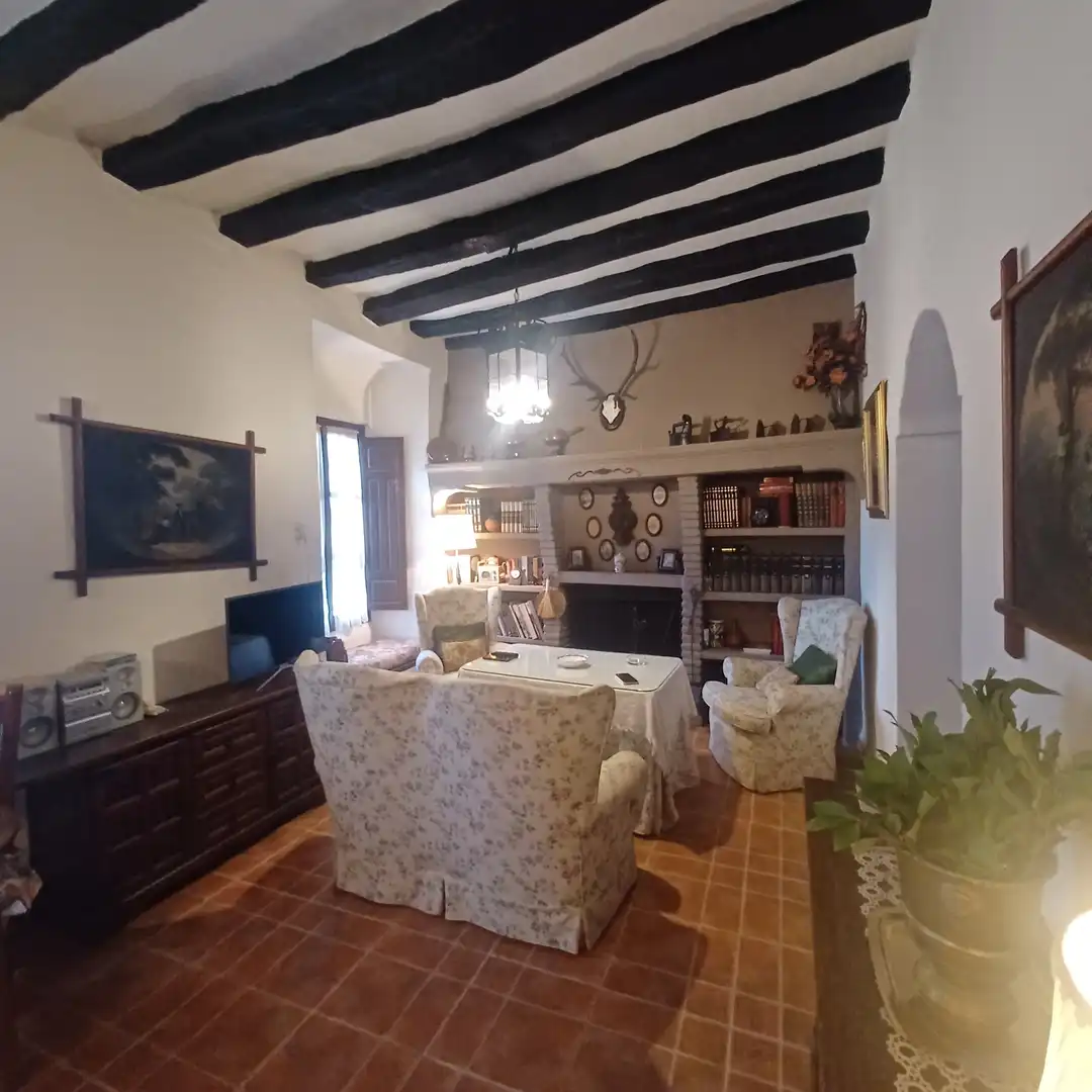 Sala de estar de Finca rústica en venta en Villanueva del Rosario con Jardín privado, Terraza y Trastero