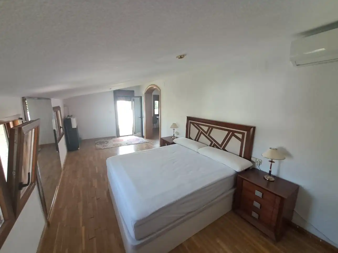 Schlafzimmer von Haus oder Chalet zur Miete in Mutxamel mit Klimaanlage, Terrasse und Schwimmbad