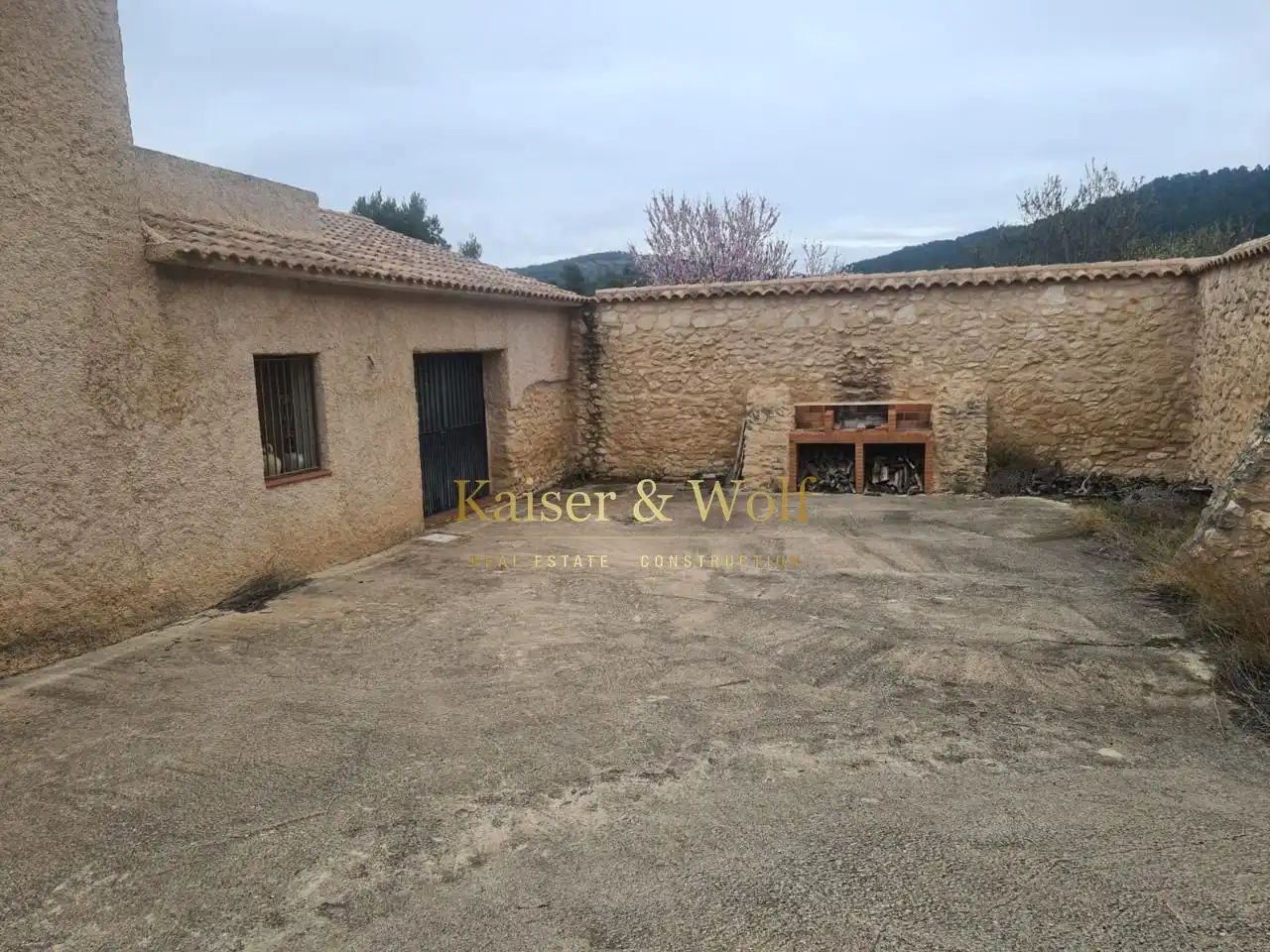 Vista exterior de Finca rústica en venta en Onil con Jardín privado