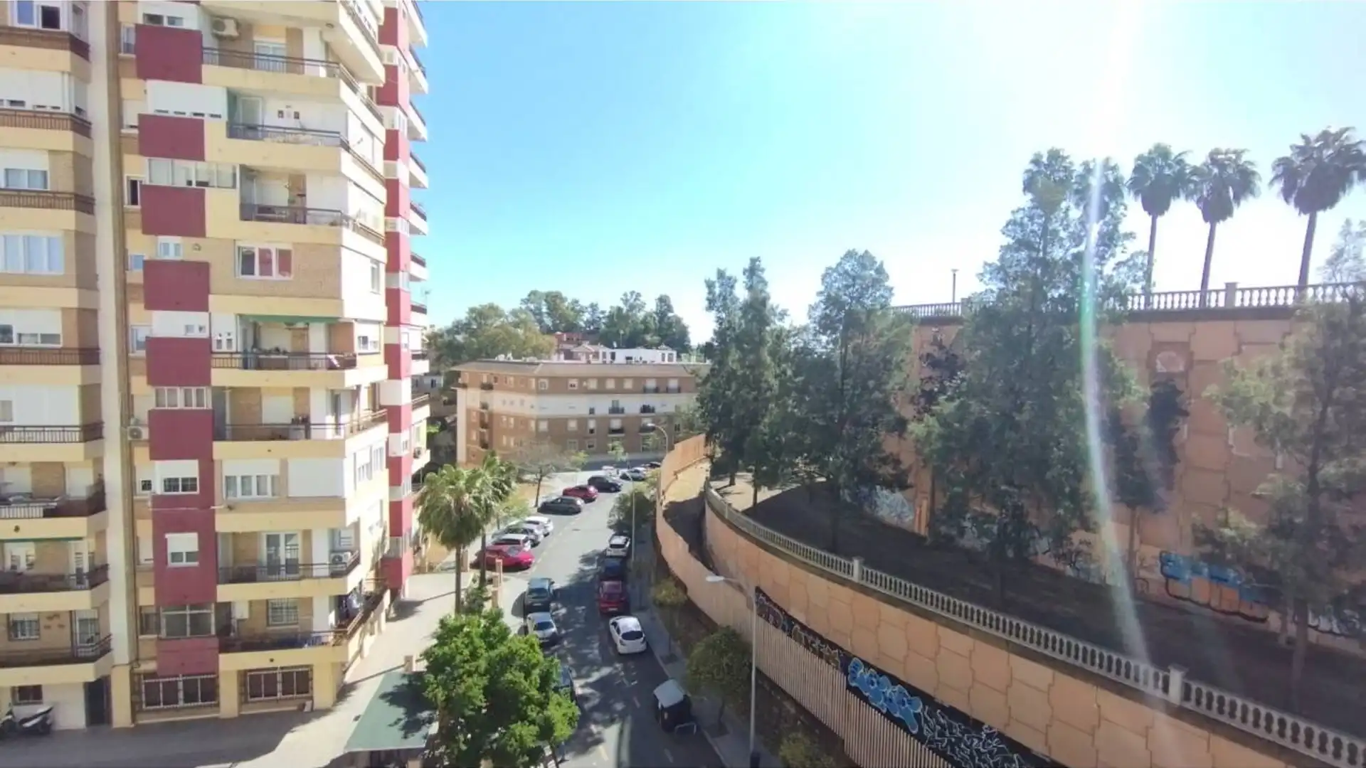 Exterior view of Flat for sale in  Huelva Capital  with Terrace and Furnished