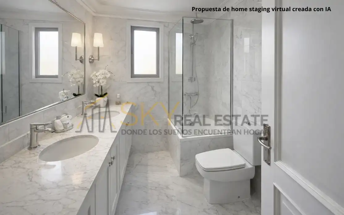 Bathroom of Flat for sale in Calvià  with Air Conditioner, Terrace and Balcony