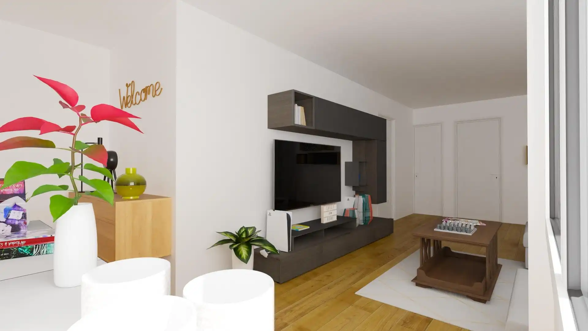Living room of Flat for sale in Zaragoza  with Air Conditioner and Heating