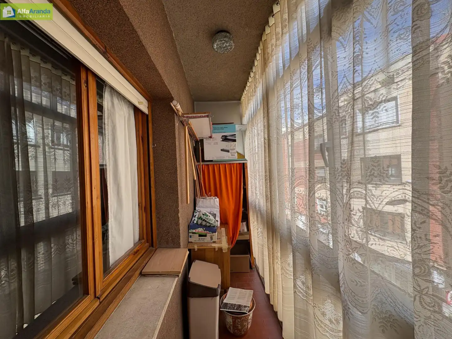 Balcony of Flat for rent in Aranda de Duero  with Heating, Storage room and Furnished
