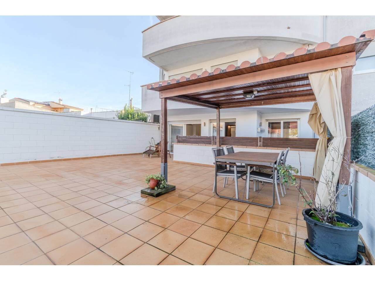 Terrace of Flat for sale in Cassà de la Selva  with Air Conditioner, Heating and Terrace